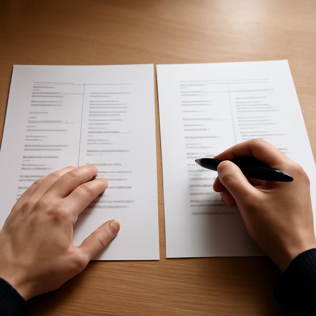 Comparison of works cited, references, and bibliography lists