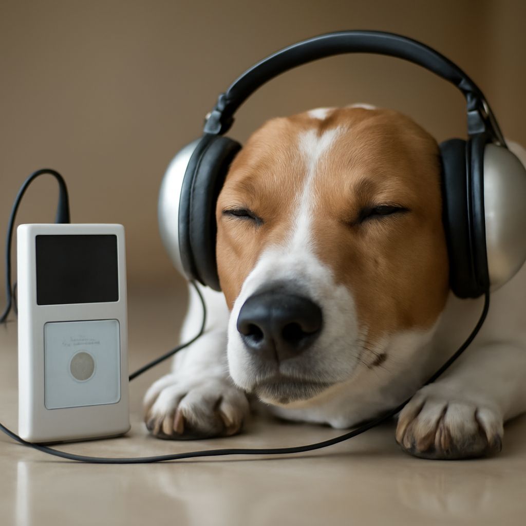 Writer revising emotional prose with musical notes nearby