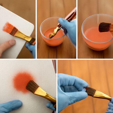 Clean Acrylic Paint Brushes