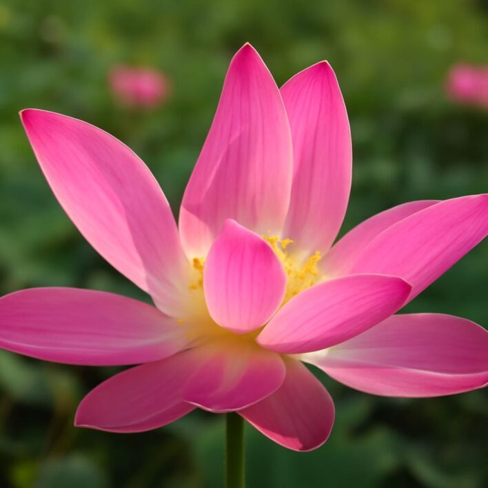 A beautiful lotus flower in bloom