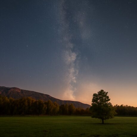 A stunning night sky filled with stars