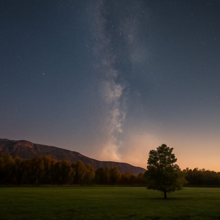 A stunning night sky filled with stars