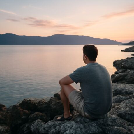A thoughtful depiction related to waiting quotes